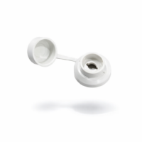 Tapón plástico color blanco para pija