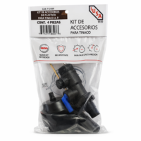 Kit de Accesorios IUSA para Tinaco Plástico Alta Presión (Válvula 3/4” + Flotador No. 5 + Cinta Teflón)