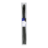 Cinchos plásticos 50 lb 600 x 4.5 mm paquete 25 Negro (Cód: 48989)