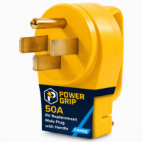 Clavija Enchufe macho 50A PowerGrip CAMCO para cable 125/250V 14-50P