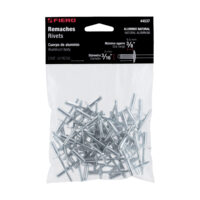 Bolsa con 50 remaches pop, 3/16" x 3/8", 50 pz (Cód: 44537)