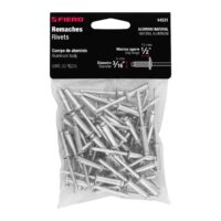 Bolsa con 50 remaches pop, 3/16" x 1/2", 50 pz (Cód: 44531)