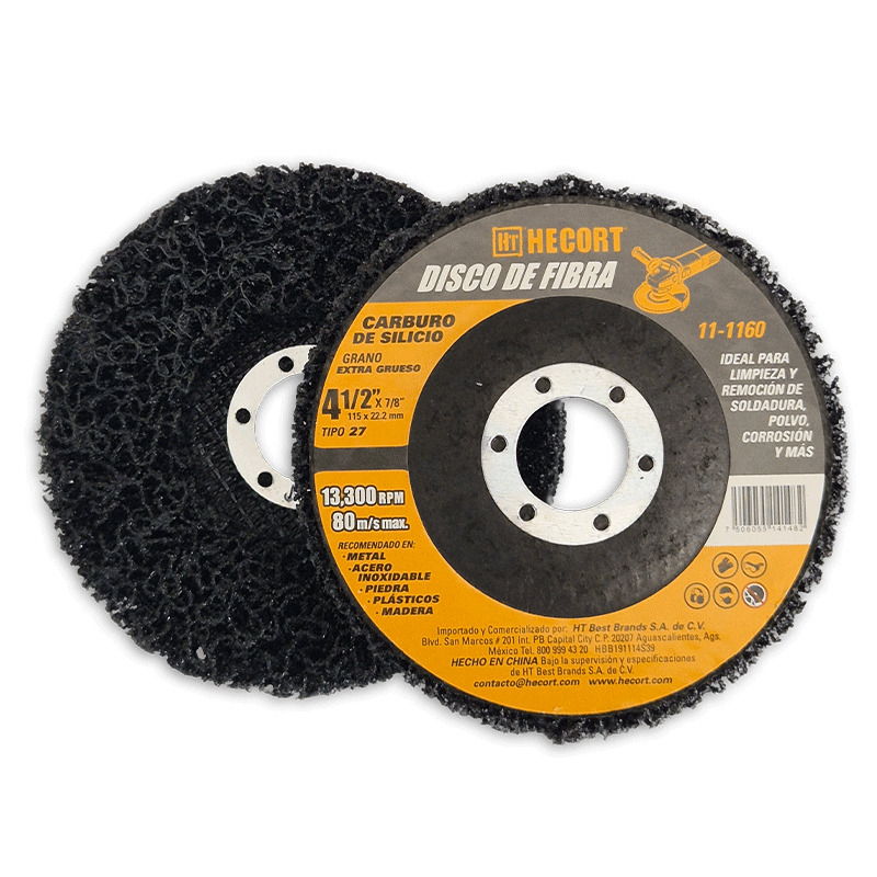Disco de fibra 4 1/2" (HECORT)