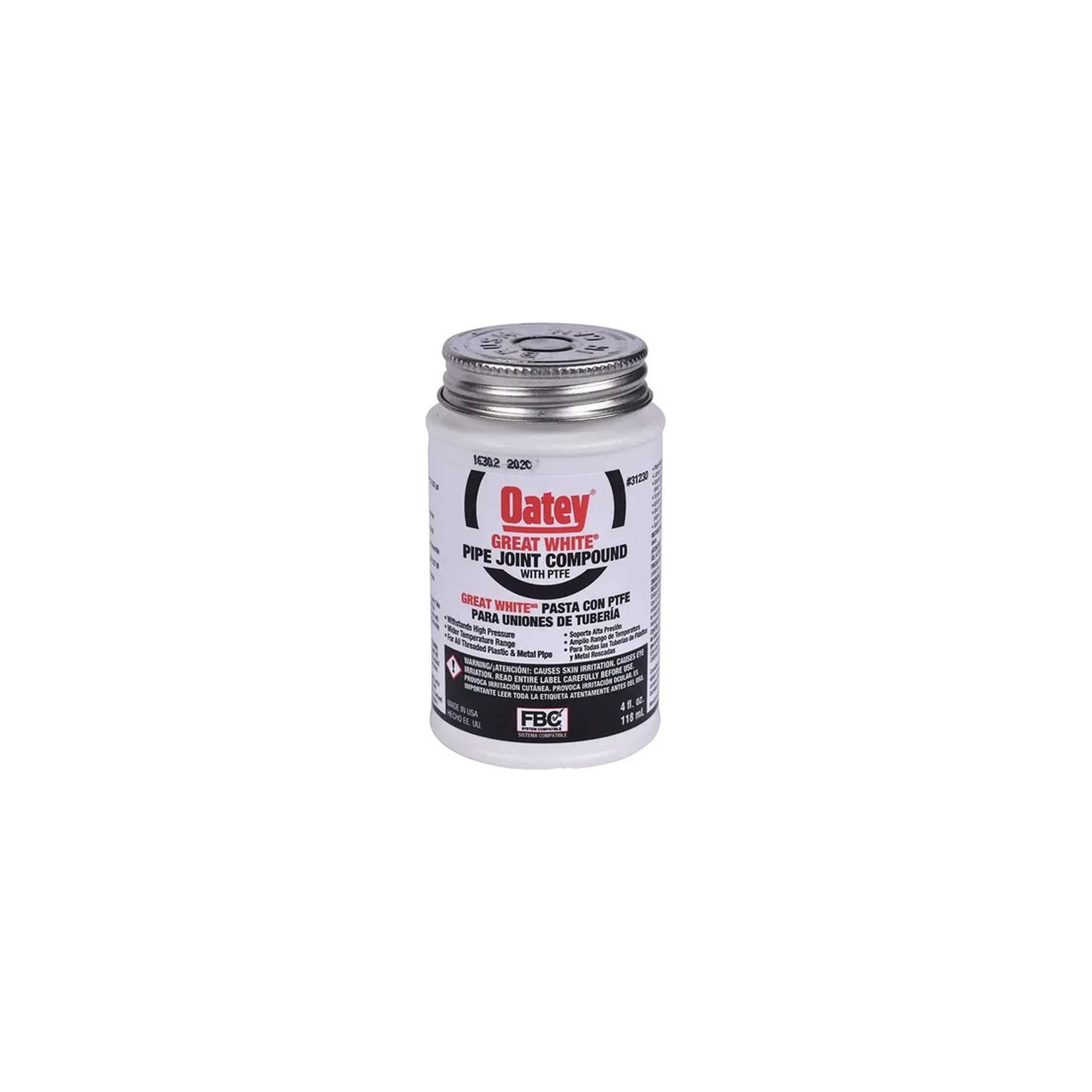 Teflón Líquido Oatey Great White 118 ml